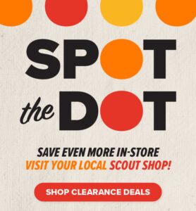 December Spot the Dot Clearance Graphic