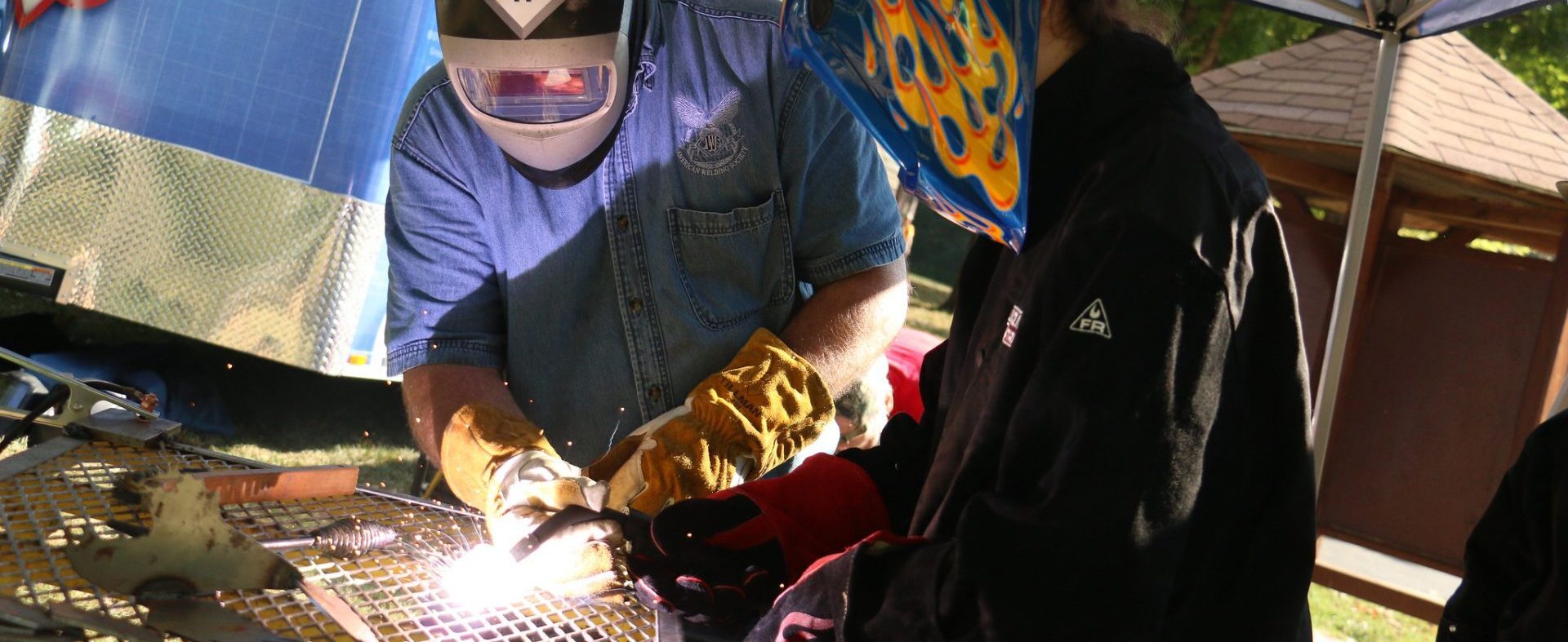 Scouts welding