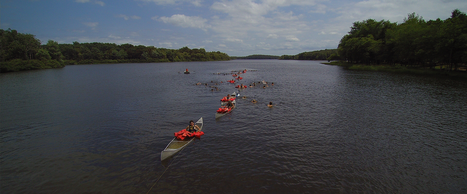 scouts in boats photo
