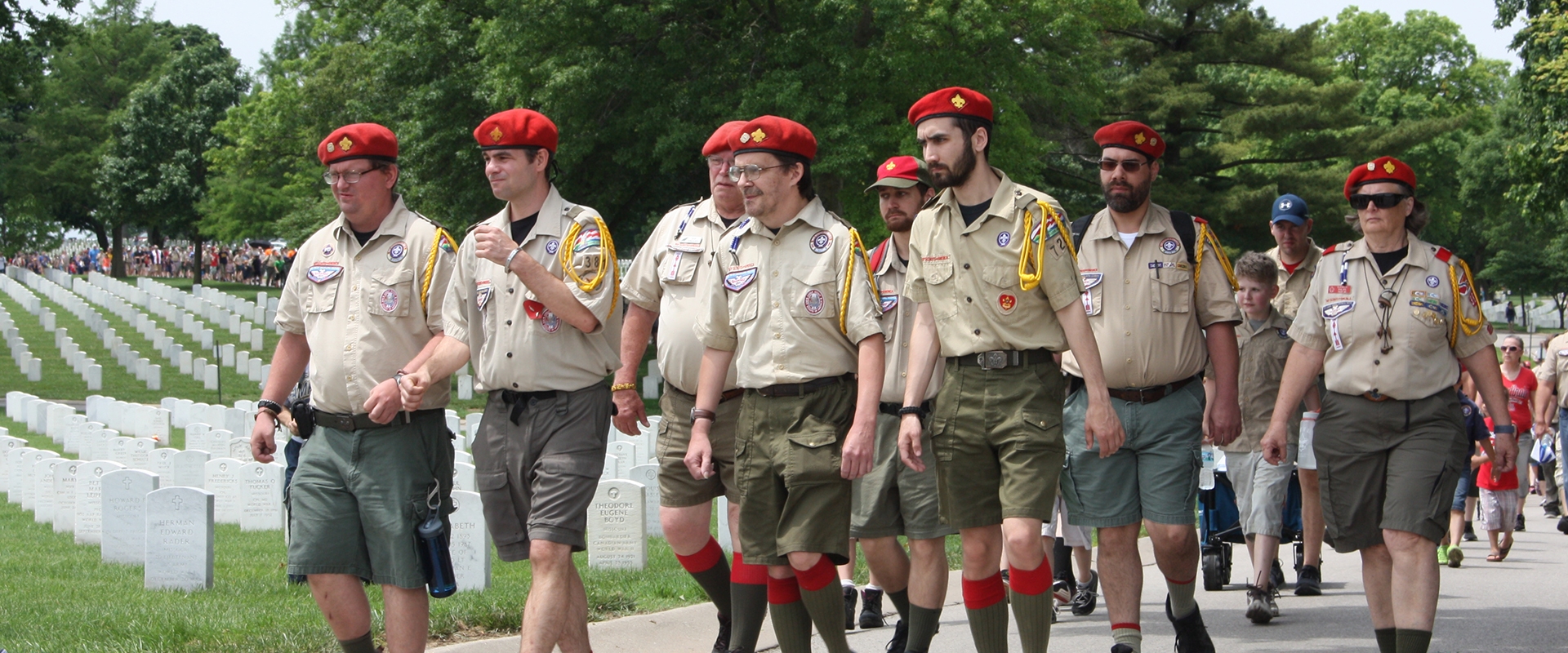 Special Needs Troop at an Event