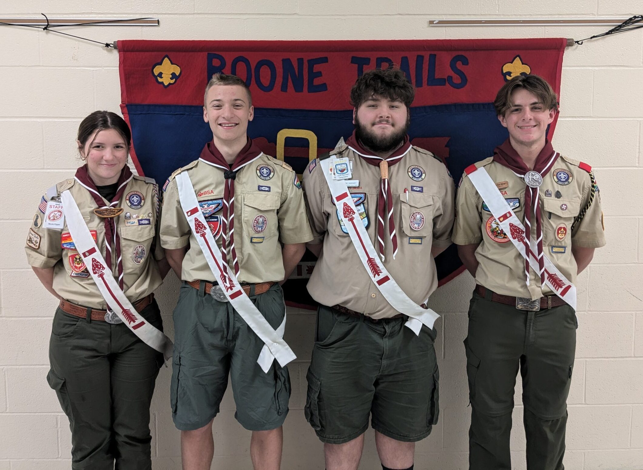 Boone trails Chapter officers photo