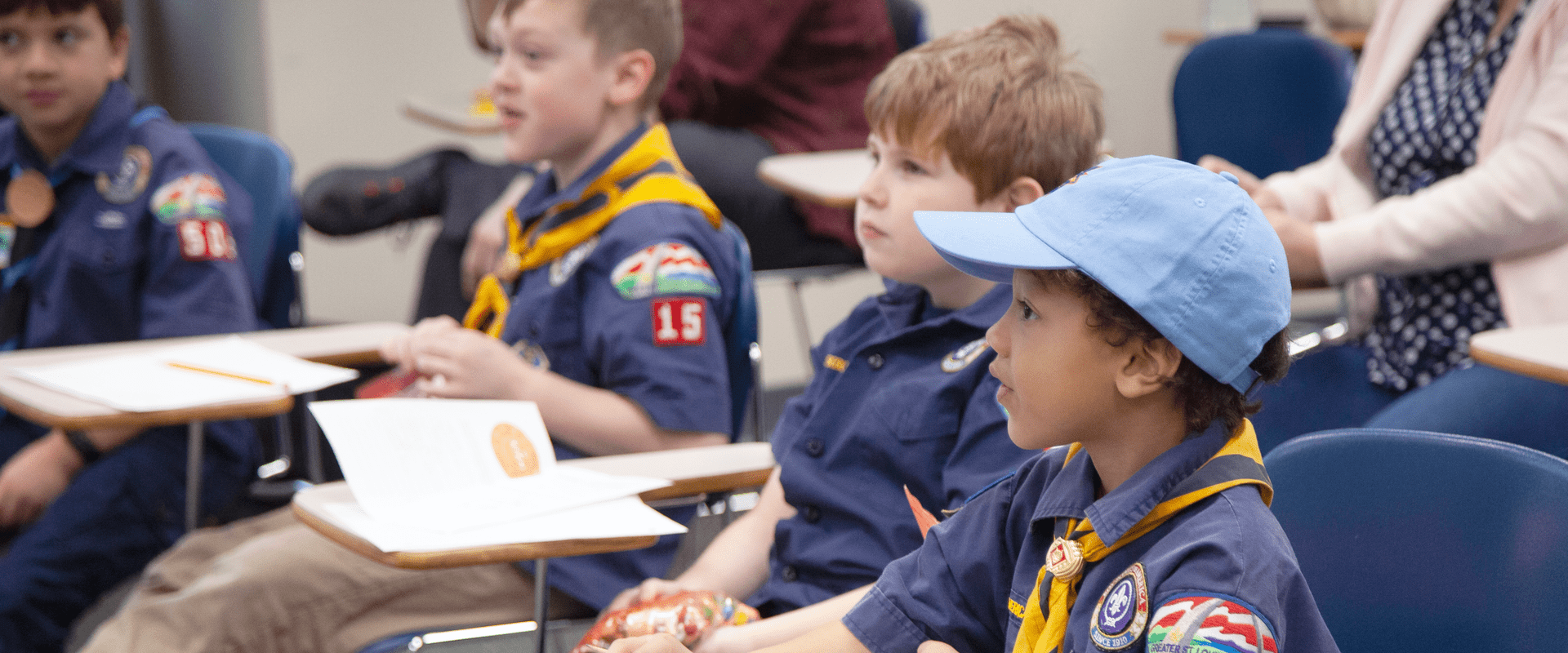 scouts learning photo