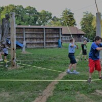 scouts on tight rope photo