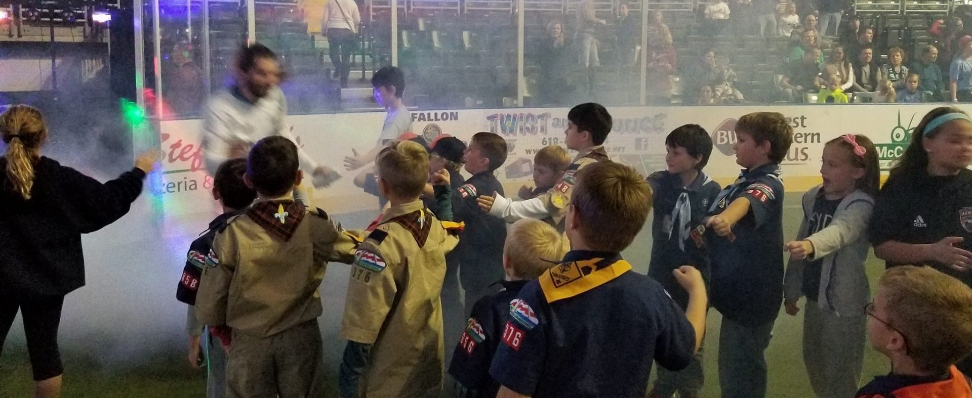 Boone Trails at a sporting event