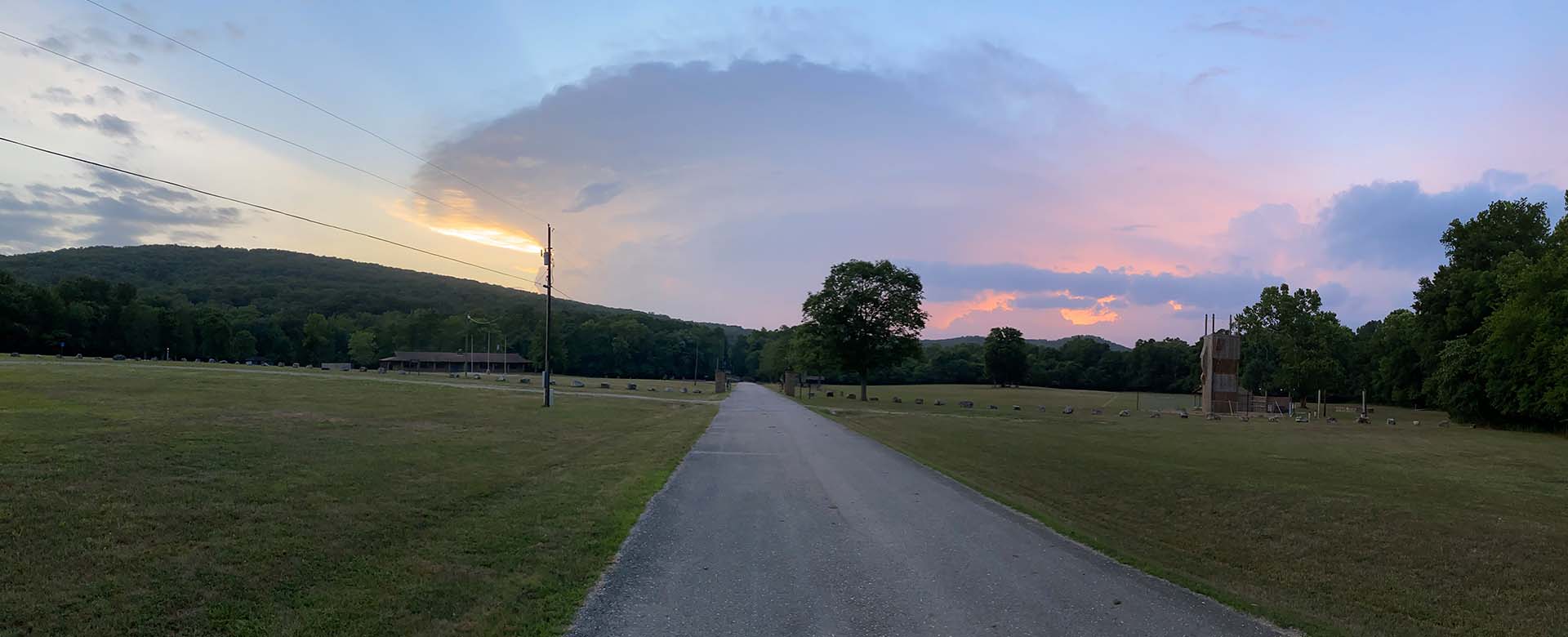 Camp Lewallen at Sunset