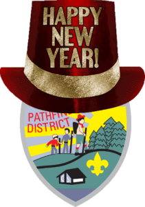 Pathfiner district- happy new year graphic