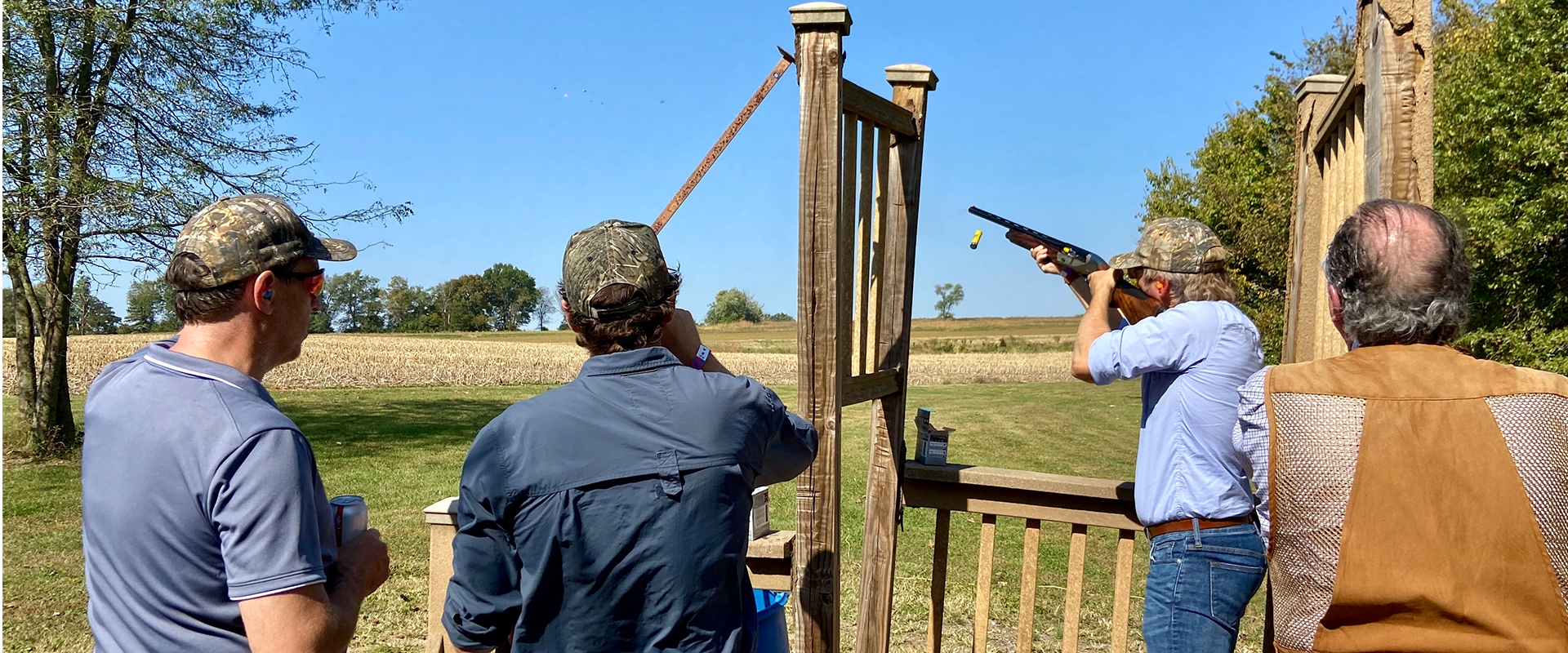 volunteers shooting rifles photo