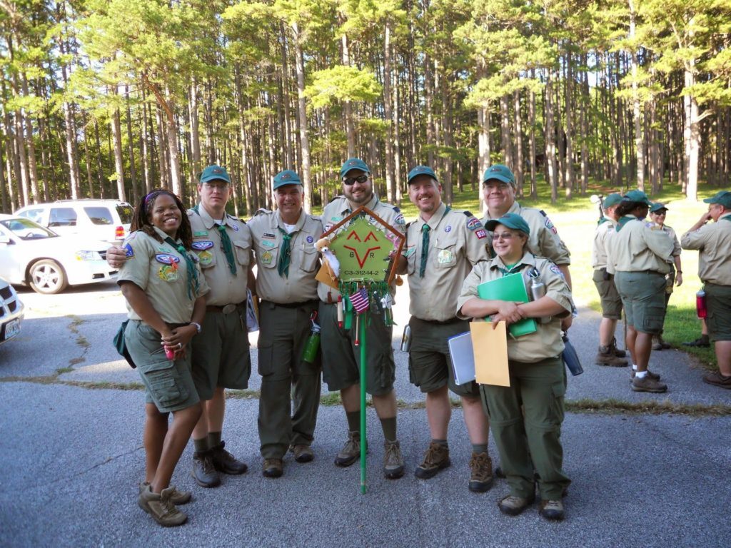 Adult Leaders at Woodbadge
